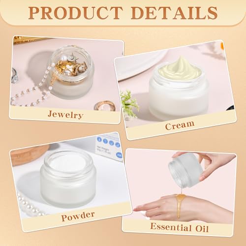 Glass Jars with Lids (24 Count)