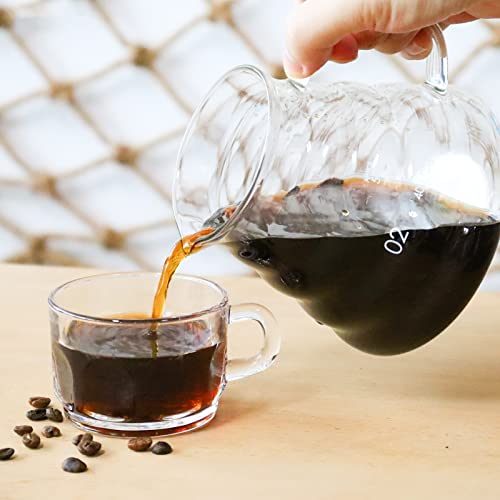 Pour Over Coffee Maker Set includes a manual grinder