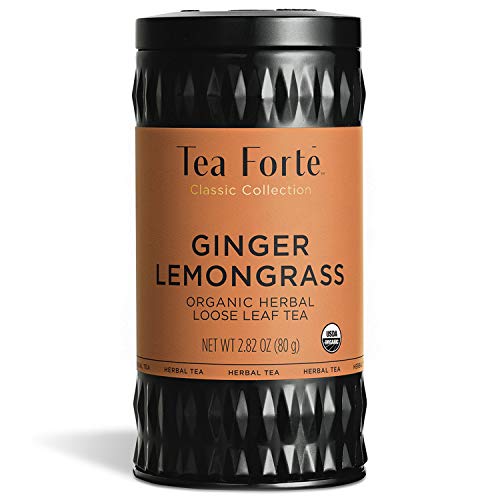 Ginger Lemongrass Premium Organic Loose Leaf Caffeine (2.82 Ounce)