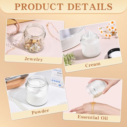 Glass Jars with Lids (24 Count)