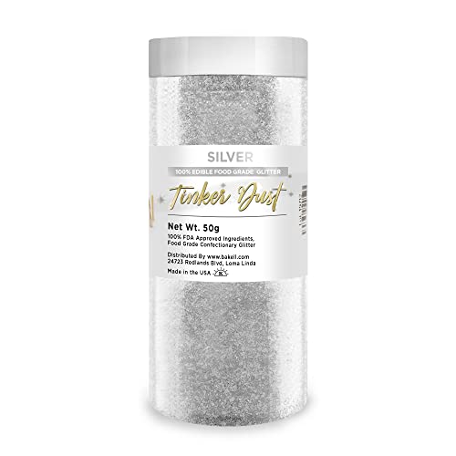 Tinker Dust Silver Edible Glitter