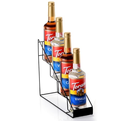 Coffee Syrup Rack for Coffee Bar Accessories