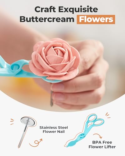 140 Piping Bags and Tips Set Frosting Piping Kit for Beginner & Pros