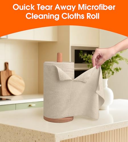 Microfiber Cleaning Cloth Roll (100 Count)