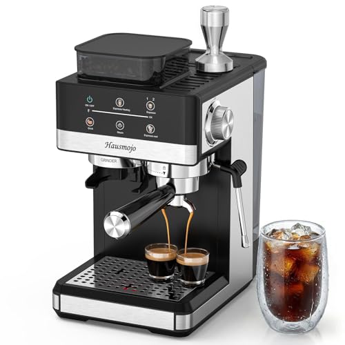 Espresso Machine with Grinder & Milk Frother