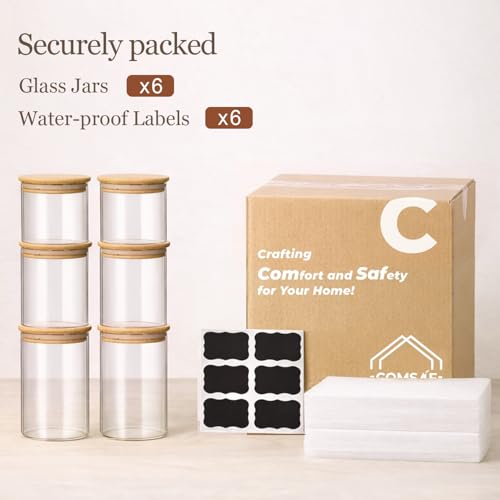 Glass Storage Containers with Lids (6 Count)