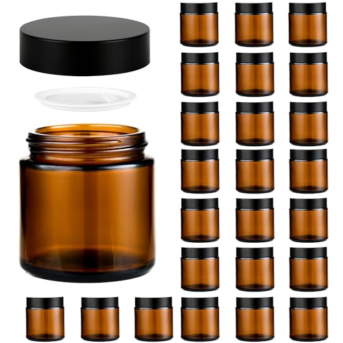 Glass Jars with Lids (24 Count)