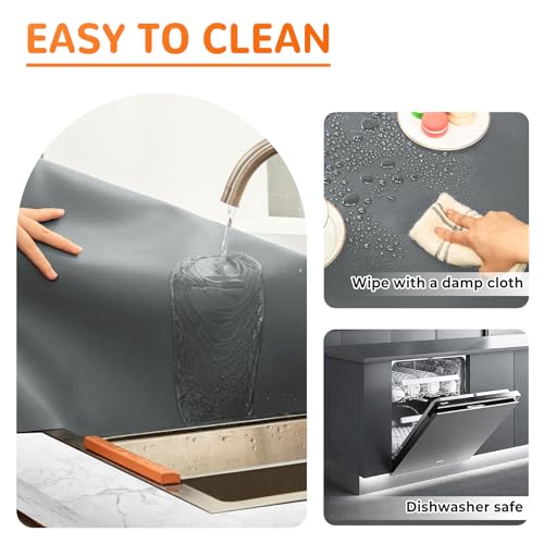 Silicone Mat 47"x 23" Silicone Mats for Kitchen Counter (7.7 Sq Ft)