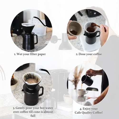 Pour Over Coffee Maker Set All in 1 Coffee Kits
