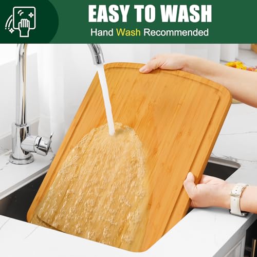 Extra Large Bamboo Cutting Boards for Kitchen