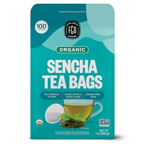 Organic Sencha Green Tea (100 Count)