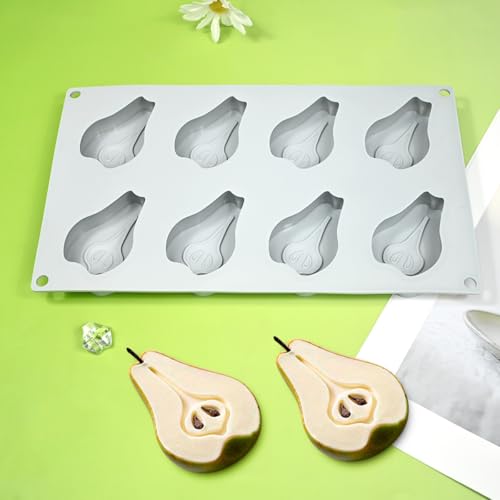 Pear Shape Silicone Mold 3D Cake Moulds Mousse For Ice Creams Chocolate Pastry Bakeware Dessert Art Pan Cake Mold
