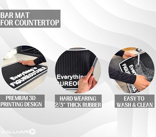 Everything is Figureoutable Silicone Bar Mat 18x12 in