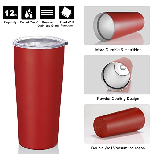 20oz Tumbler Bulk with Lid and Straw 6 Pack (6 Count)