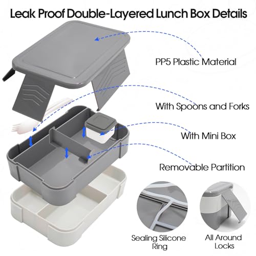 Insulated Lunch Bag for Boys Girls with 10oz Thermo