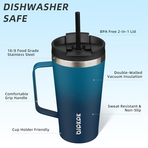 18oz Insulated Tumbler with Handle