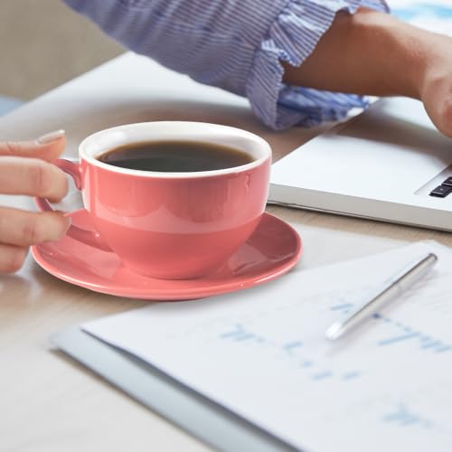 Porcelain Coffee Cup with Saucer 220ml (9.99 Count)