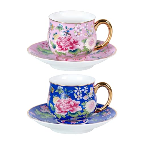 Tea Cup and Saucer (2 Count)
