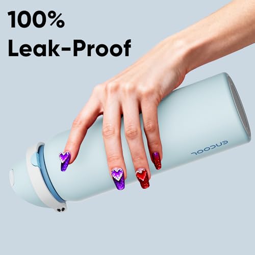 Insulated Water Bottle with Straw
