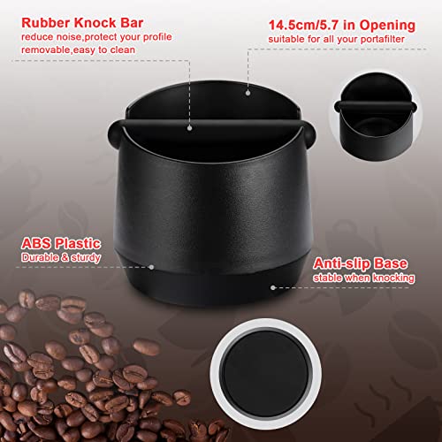 5.8 Inch Espresso Coffee Knock Box with Removable Knock Bar