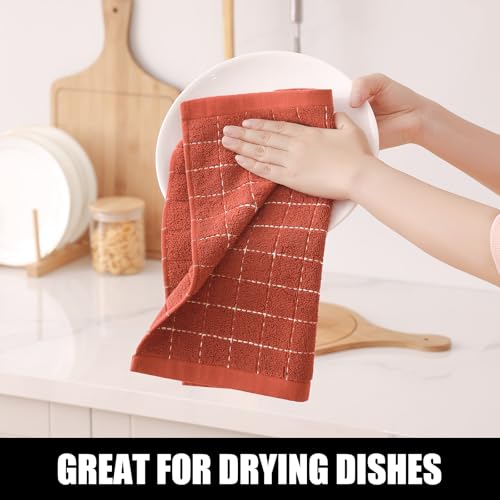100% Cotton Terry Kitchen Towels (8 Count)