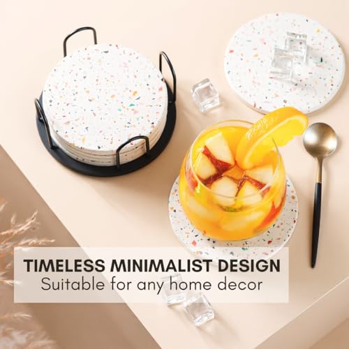 Terrazzo Coasters Set of 6 (6 Count)
