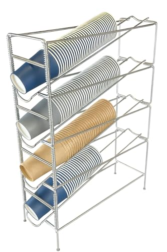Stainless Products Ltd Sleek 23.74" Stainless Steel Vertical Cup Dispenser