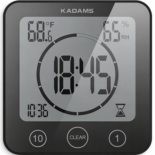 Shower Clock Waterproof Bathroom Timer