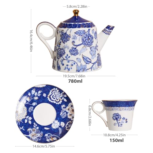 Bone China Tea Set for Adults