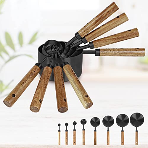 8 Piece Stainless Steel Measuring Cups and Spoons