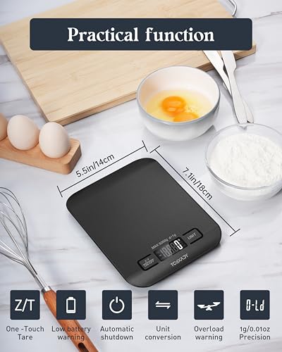 Food Scale Digital Kitchen Scale with Grams & Ounces Units