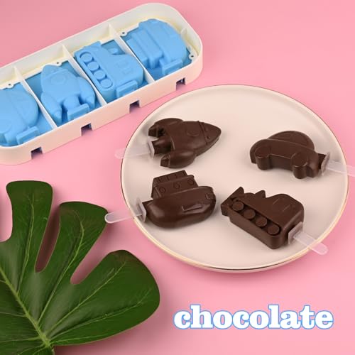 2 Pack Silicone Popsicle Molds