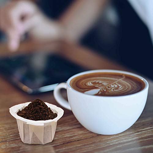 Disposable Coffee Filter Paper for Keurig Brewers Single Serve 1.0 and 2.0 (200 Count)