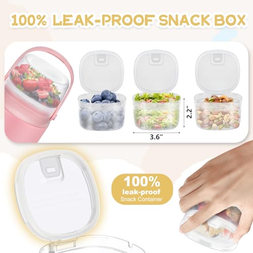 20oz Soup Thermo for Hot Food with a Snack Box Container