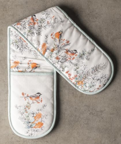 Double Oven Mitts 100% Cotton Double Oven Glove