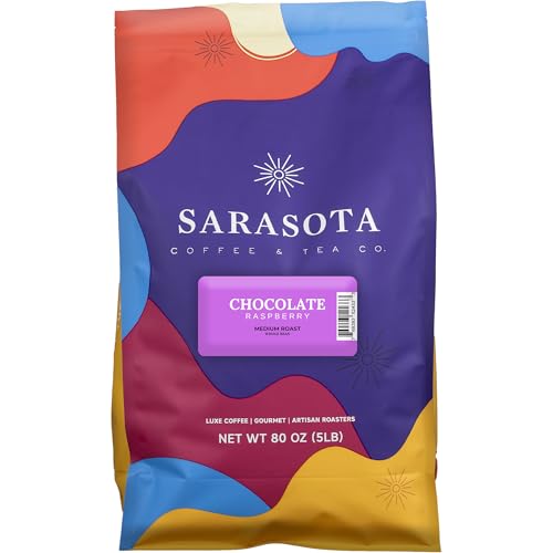 Sarasota Coffee Whole Bean Chocolate Raspberry (80 Ounce)