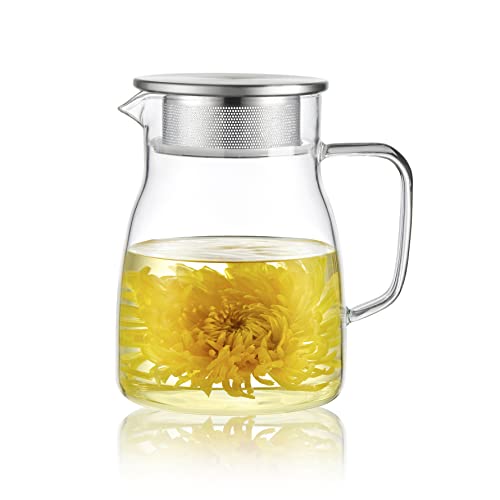 One Touch Glass Teapot