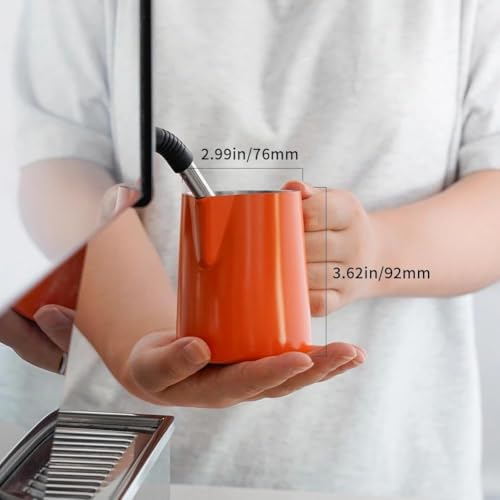 12oz Milk Frothing Pitcher Stainless Steel Espresso Steaming Jug