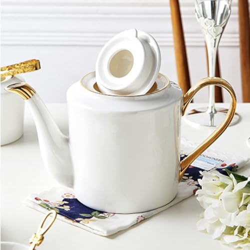 White Porcelain Coffee & Tea Set