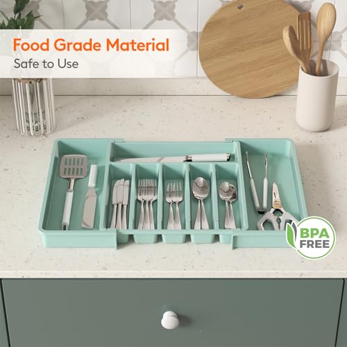Extra Large Silverware Drawer Organizer