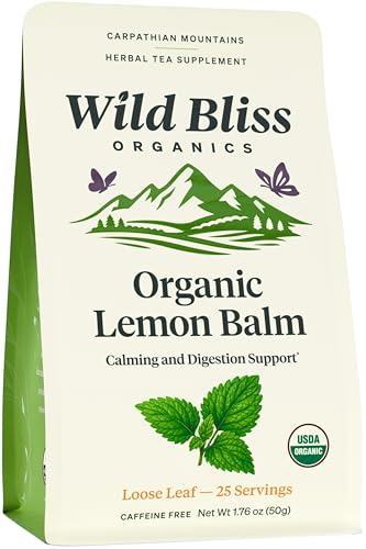Organic Lemon Balm Tea (25 Count)