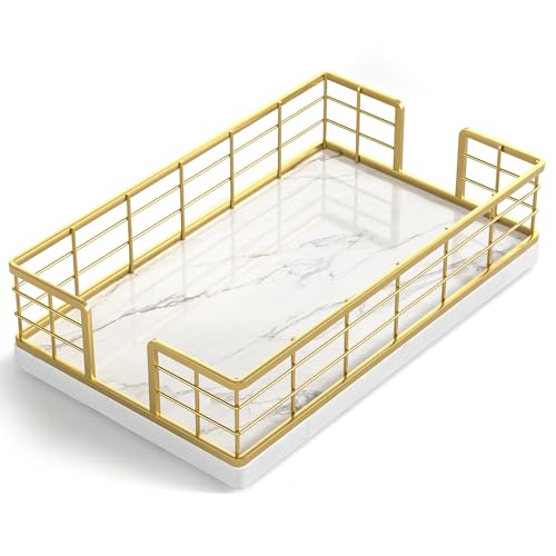 Marble Guest Towel Holder Tray for Bathroom