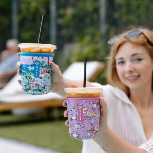 JavaSok Iced Coffee & Cold Soda Insulated Neoprene Cup Sleeve
