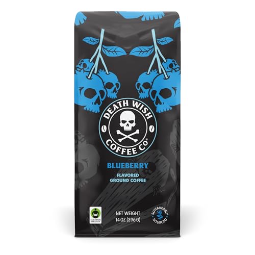 Blueberry Flavored Ground Coffee (14 Ounce)