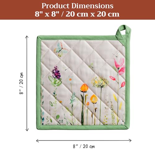 Pot Holders 100% Cotton Potholders (2 Count)