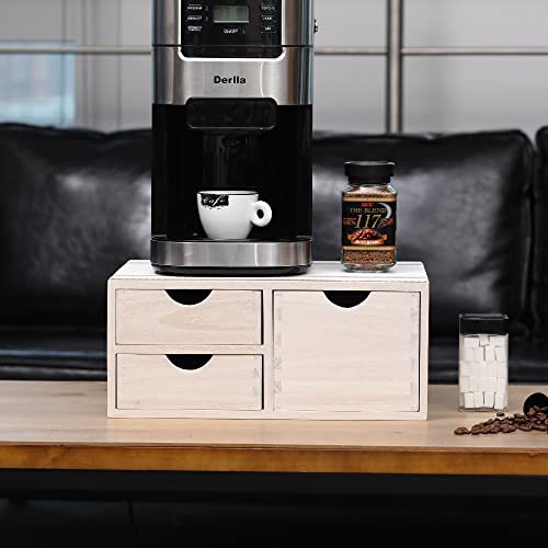 Kitchen Storage Organizer with 3 Drawers for Coffee Brew K Cup