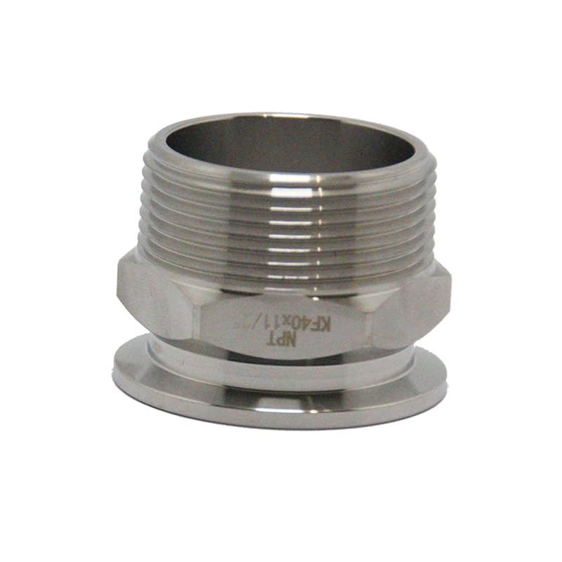 SS304 KF40 NPT Male Adaptor thread 1.5" NW40 KF Male coupling ISO