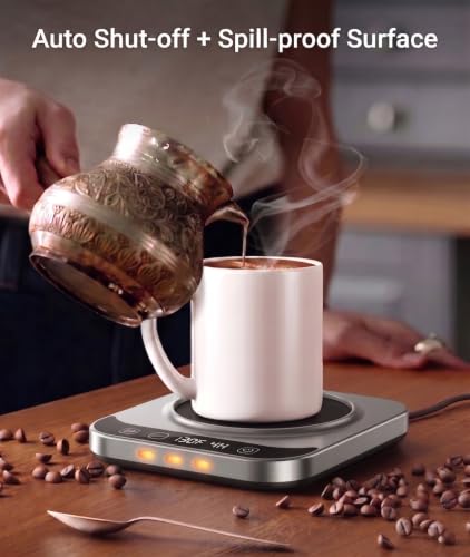 Smart Coffee Mug Warmer with LED Display