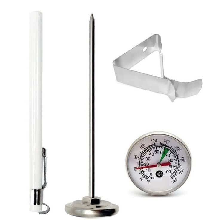 1 3 8 Inch Dial Milk Coffee Food Thermometer with Clip