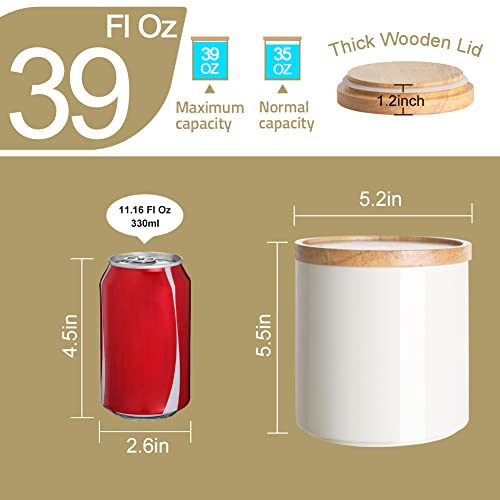 Sweejar Kitchen Canisters Ceramic Food Storage Jar
